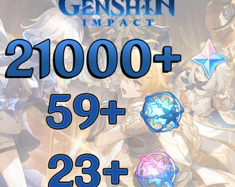 Cuenta de impacto de Genshin [UE/NA/Asia] (21000+ primos, 82+ Destinos)