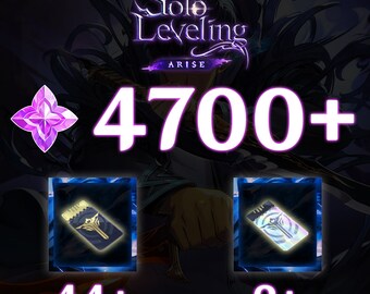 Solo Leveling Arise Account- Essence Stones Starter (4700+ Essence, 44+ Hunter Tickets, 2+ Special Draw Tickets) [GLOBAL]