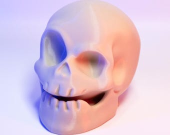 3D Gedruckter Cartoon Schädel, Halloween Party Dekor