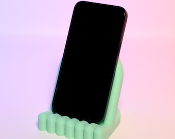 Rainbow Phone Stand: 3D Gedruckter Schreibtisch Organizer
