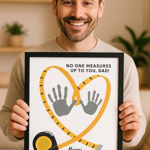 Vatertags-Babyabdrücke Karte, Vatertags-Handabdrücke Karte, Vatertag druckbar, 1. Vatertags-Baby-Fußabdrücke, Vorschulhandwerk