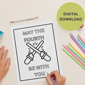 5 Star Wars Theme Coloring Pages -May the fourth be with you Coloring Pages Printable - Printable coloring pages for kids