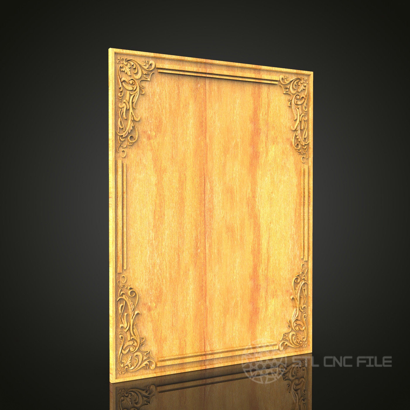 Rustic Panel Frame STL Model: CNC Router Artcam Aspire Files - Etsy
