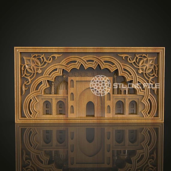 Mosque STL File: Islamic Art CNC Wood Carving Design - Etsy