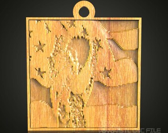 May include: A wooden pendant with a carved image of the American flag. The flag is in a 3D style with the stars and stripes raised.