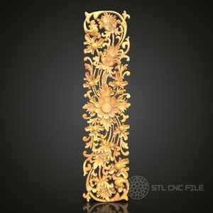 Unique CNC Router Engraver STL Model for Artcam Aspire CNC Files Wood Art Wall Decor