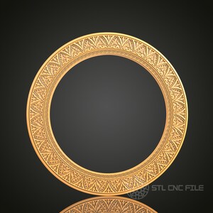 3D Frame STL Model for CNC Router, Artcam Aspire CNC Files, Wood Art Decor