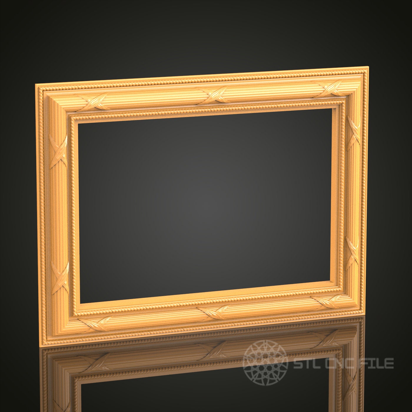 Elegant 3D Frame STL Model: CNC Router Carving File (digital PDF) - Etsy