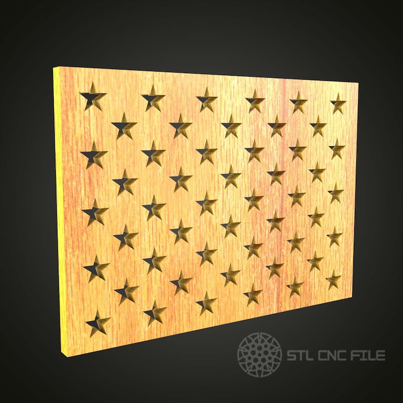 USA Block Letters 3D Model STL for CNC Router Engraver, Artcam, Aspire ...