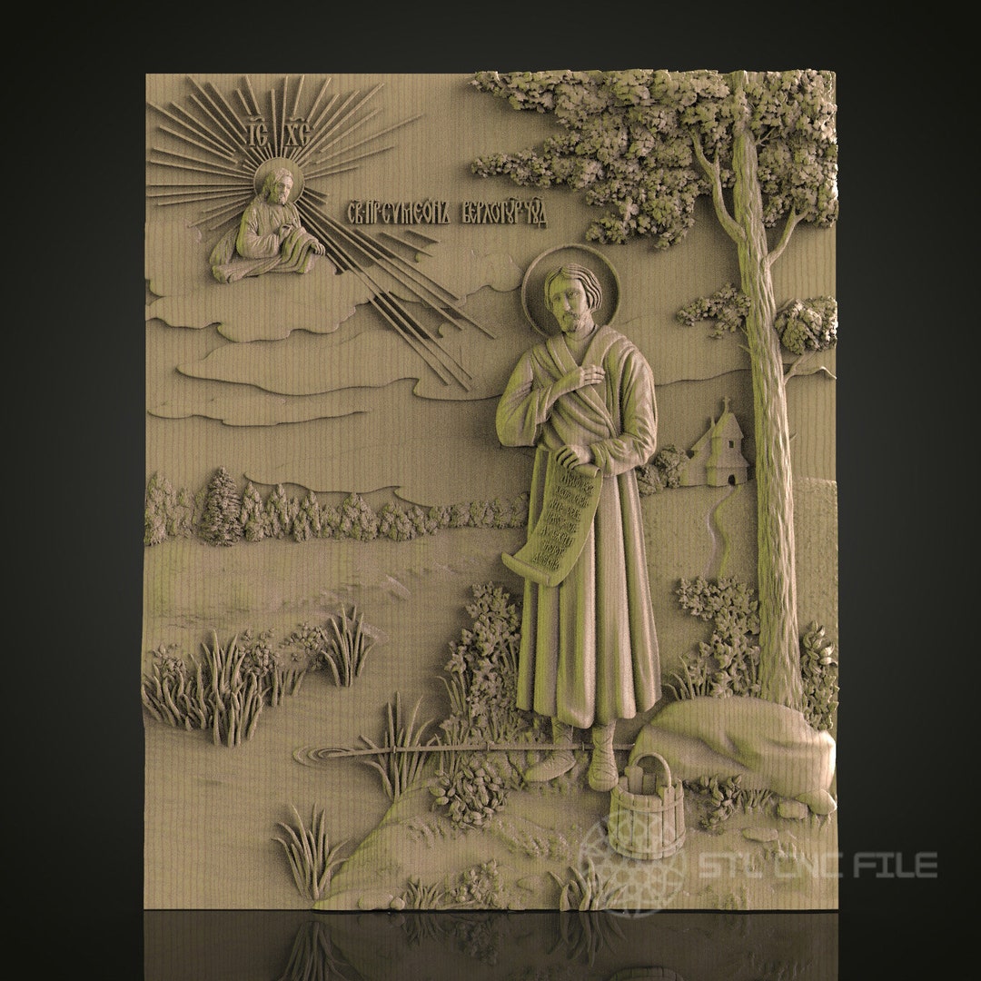 CNC Wood Carving STL Model: Religious Art Wall Decor (digital File) - Etsy