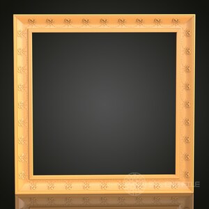 Ornate Frame STL Model: CNC Router, 3D Printer File (Digital Download)