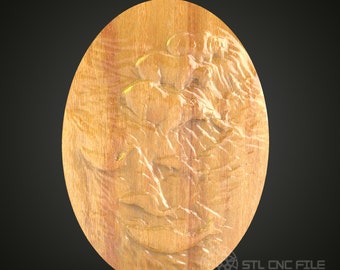 Dynamic Crabs CNC Carving STL File for Sea-themed Decor