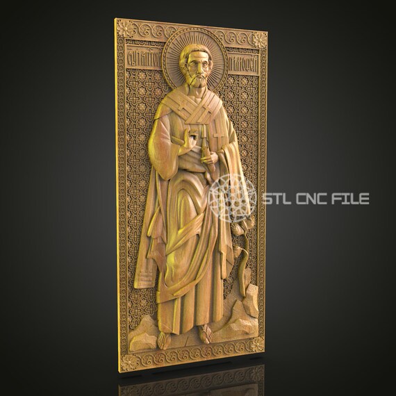 CNC彫刻木製パネル：聖使徒宗教芸術 - Etsy 日本