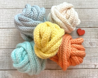 Cotton Knit I-Cord: Tricotin Tube Yarn for Wire Crafts