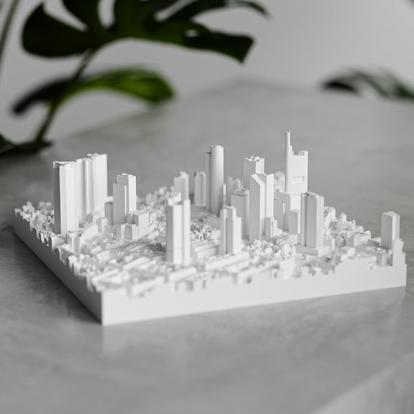 Frankfurt am Main Miniature | City Architecture Replica | Home Decor Gift | 1/6000 Scale