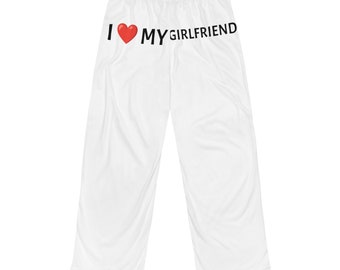 Pantalons de pyjama pour hommes I LOVE MY GIRLFRIEND