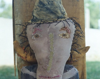 Primitive Witch Angel Halloween Pattern EPattern  PDF  Door Decoration Folk Art by  Hickety Pickety AS33