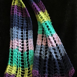 Knit Lace Scarf Shawl or Small Shawl PDF Pattern Sock Yarn Knitting pattern for Women