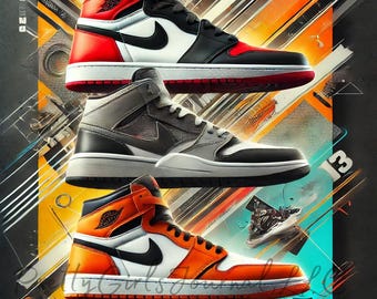 Sneakerhead Poster, Sneakerhead Poster, Sneakers Wall Art, Printable Wall Art, Trendy Wall Art, Black Culture Art, Black Art Prints