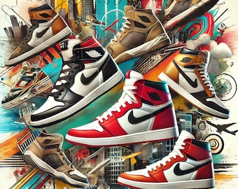 Sneakerhead Poster, Sneakerhead Poster, Sneakers Wall Art, Printable Wall Art, Trendy Wall Art, Black Culture Art, Black Art Prints