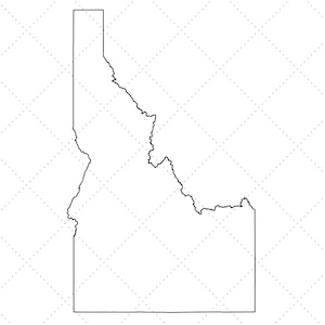 Übersichtskarte von Idaho