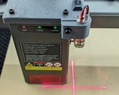 STL File for 3D Printing: Precision Falcon2 & Falcon2 Pro 40w and 20w Laser Engraver Crosshair - DIY Laser Alignment Tool