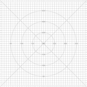 400 x 400 Wasteboard / Spoilboard ontwerp SVG-bestand voor lasergraveur