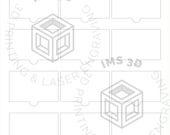 Digital File Laser Jig for Business Cards – 2 Precision Engraving Templates