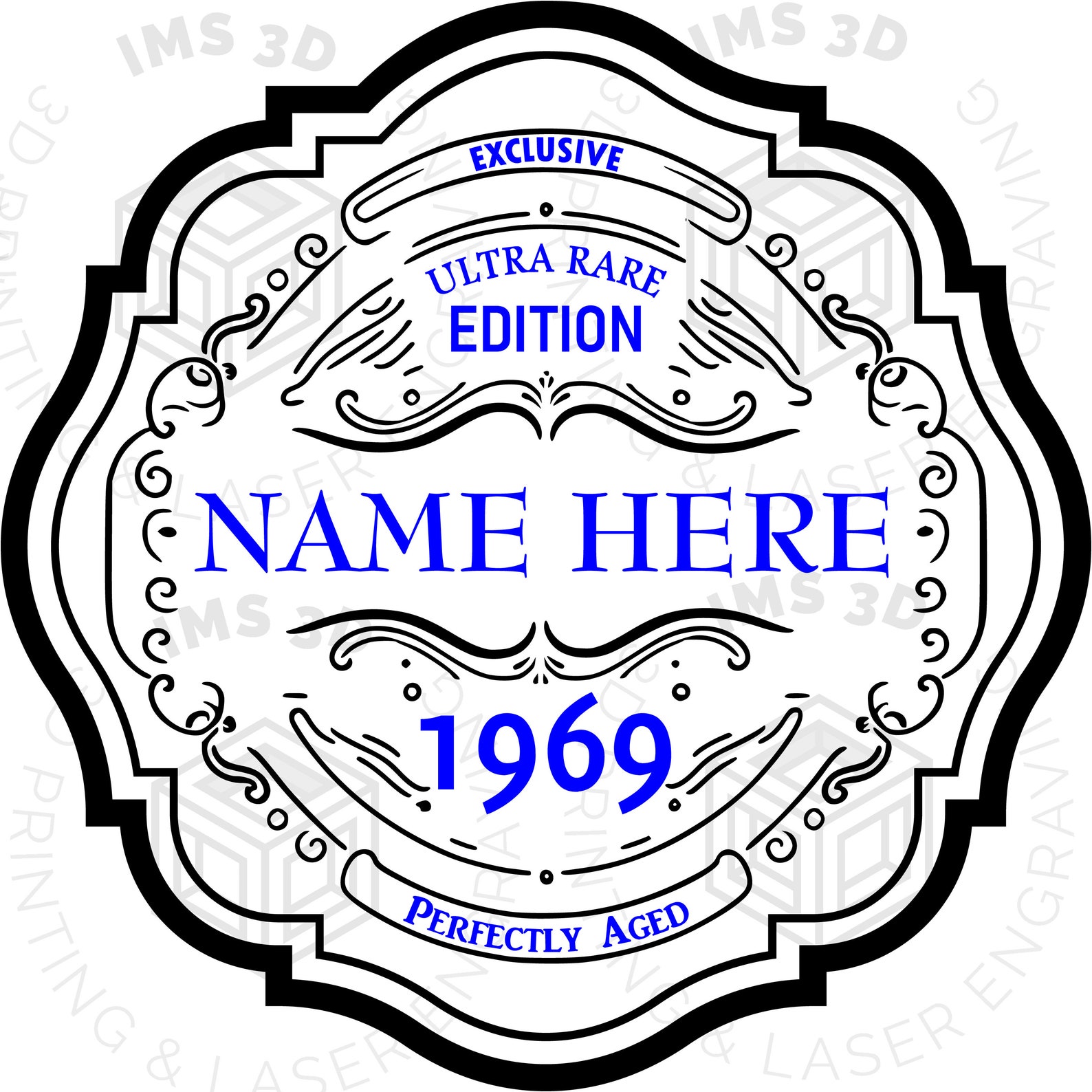 Custom Ultra Rare Sign Made for Any Occasion. This is a Digital File ...
