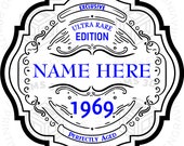 Custom Ultra rare sign made for any occasion. This is a digital file only