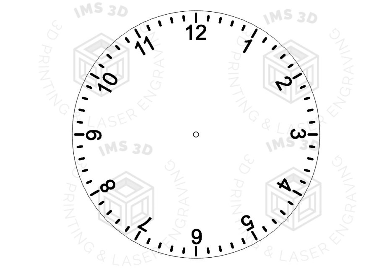 Six Basic Clock Faces Digital File Bundle – Perfect for DIY Clock ...