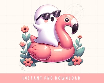 Duch na pływającym basenie, słodki letni duch, upiorne letnie wibracje, plaża png, naklejka Little Ghost png, fajne wibracje, przy basenie png