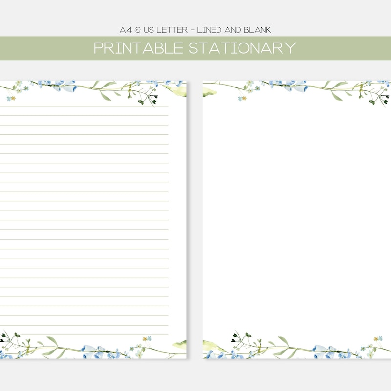 Pretty Writing Paper - Etsy