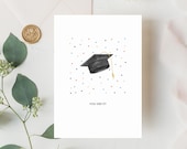 Congratulations Printable Downloadable Card, Printable Graduation Card, I'm So Proud of You Card, You Did It Card, PDF JPG, 5x7