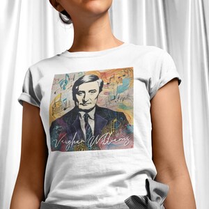 Ralph Vaughan Williams Composer Unisex Crewneck T-shirt, Vaughan Williams Music Teacher Tee Shirt, Music Student T, British Composer Shirt