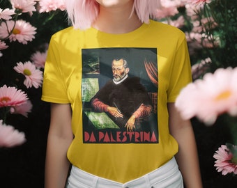 Palestrina Camiseta clásica unisex con cuello redondo