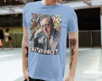 Gustav Holst Compositor Camiseta unisex Crewneck, Camiseta Holst, Camiseta Holst, Profesor de música Holst Regalo para estudiantes de música T S-XXL