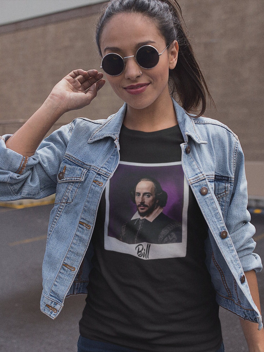 William Shakespeare Polaroid T-Shirt, Bill Shakespeare T-Shirt, Lehrer Geschenk