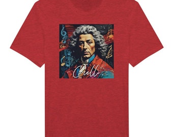 Arcangelo Corelli Baroque Composer Pop-Art Unisex Crewneck T-shirt, Corelli Tee Shirt, Corelli Music Teacher Music Student Gift T Shirt