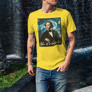 Felix Mendelssohn Composer Unisex Crewneck T-shirt, Mendelssohn Tee Shirt, Mendelssohn T Shirt, Music Teacher Gift, Music Student Gift