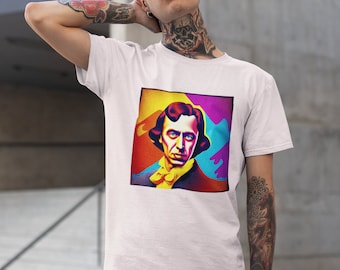 Frédéric Chopin Composer Pianist Unisex Crewneck T-shirt, Chopin Tee Shirt, Chopin T Shirt, Music Teacher Music Student Piano Student Gift