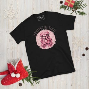 Leonardo Da Vinci Short-Sleeve Unisex T-Shirt, Da Vinci Tee, Artist Gift