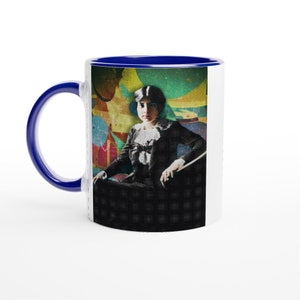 Lili Boulanger White 11oz Ceramic Mug with Color Inside