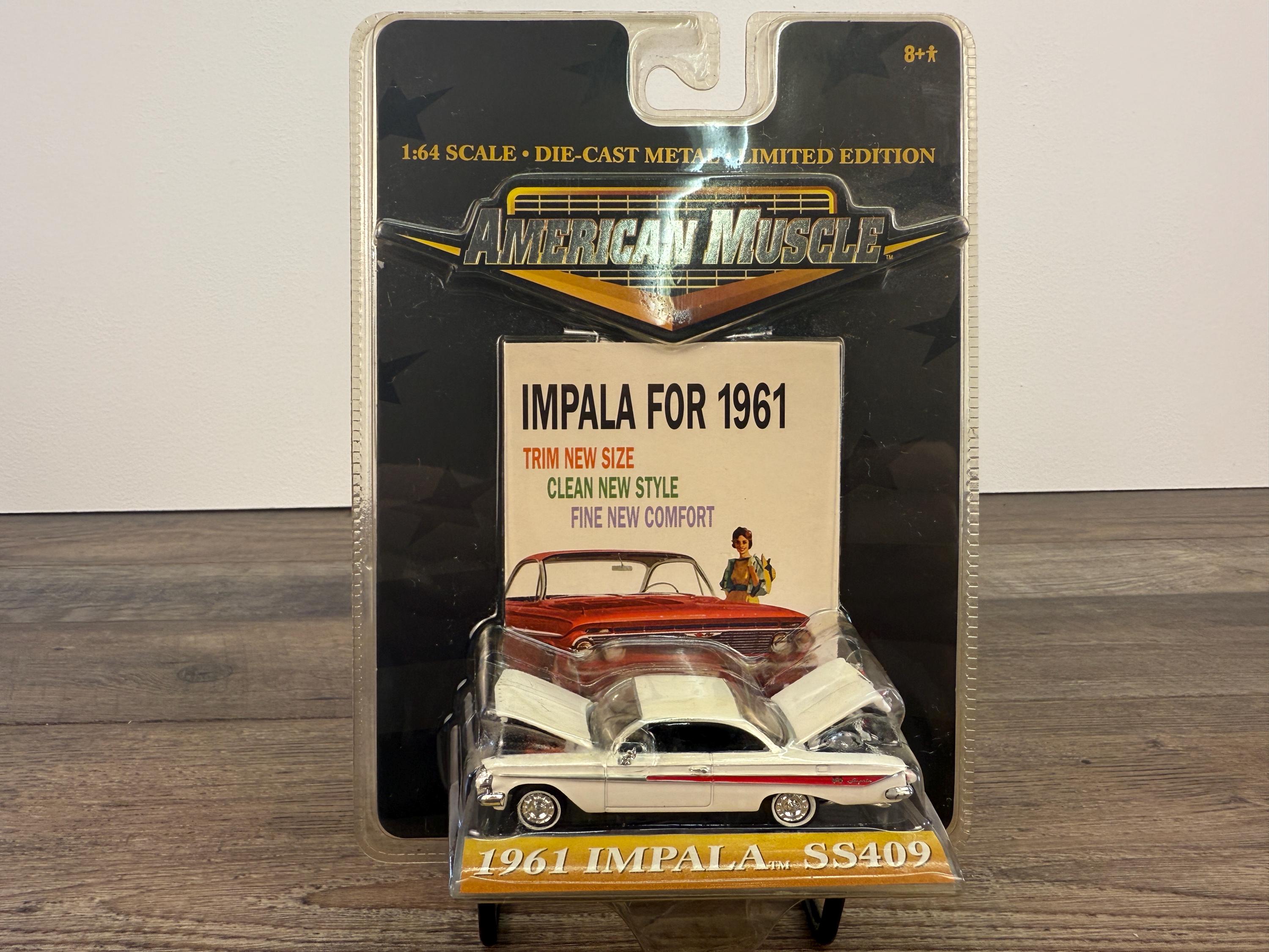 1961 Chevrolet Impala SS409 American Muscle 1/64 Collectible Die