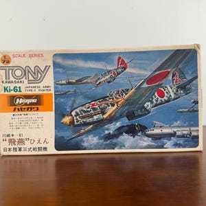 Hasegawa Type 3 Tony Japanese Army Kawasaki Model Kit – 1/72 Scale Vintage WWII Aircraft Open Box Sealed Parts