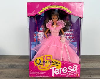 Teresa Doll Friend of Barbie Special Edition Quinceañera 15 Birthday Collector Doll