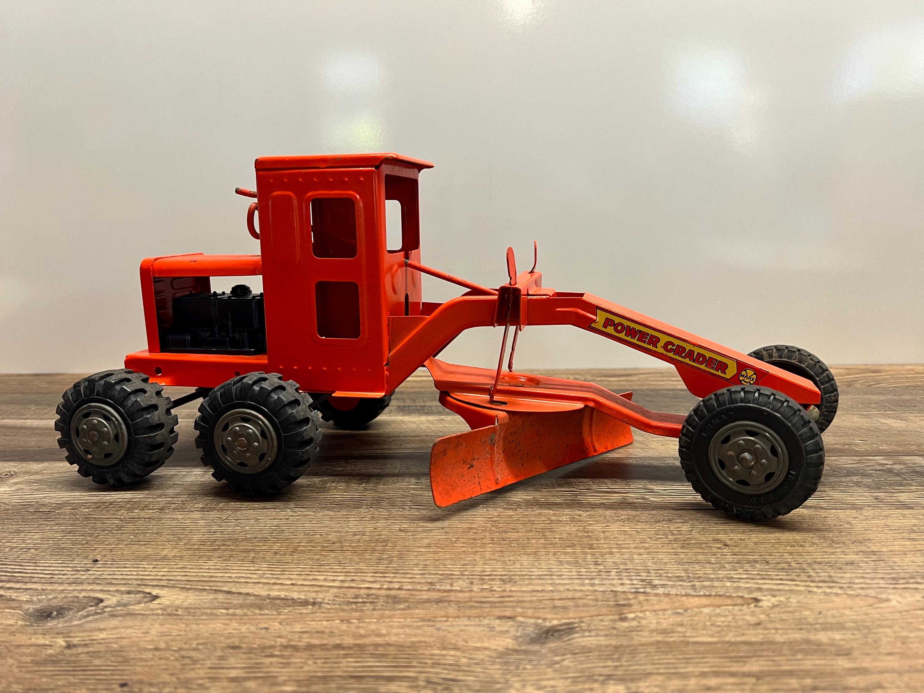 Vintage 1950s Marx Lumar Orange Road Power Grader (17 Inches) - Etsy