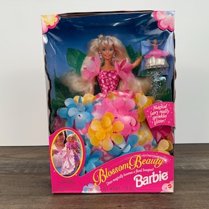 Barbie Blossom Beauty 1996 Doll with Glitter Fairy Vintage Mattel Collectible  Fairy Tale Barbie Doll   Classic Barbie Toy