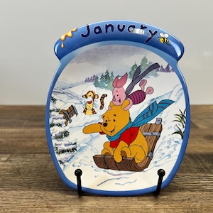 Winnie the Pooh Calendar Plates - Etsy