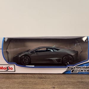 Maisto Special Edition 1:18 Scale Lamborghini Revuelto Flat Black Collectible Die Cast